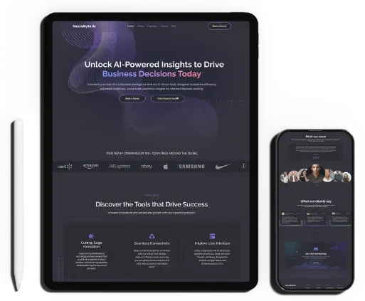iPad and Phone Mockup - Portfolio - SaaS